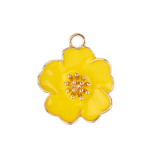 Sweet & Petite Charms 20x24mm Flower 4pcs