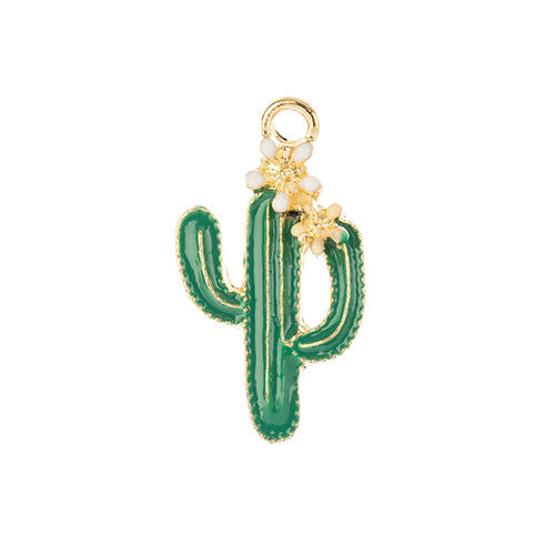 Sweet & Petite Charms 21x11mm Cactus 6pcs