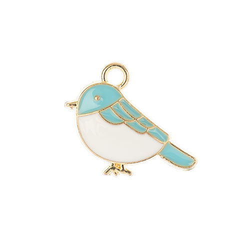 Sweet & Petite Charms 15x13mm Birdie 8pcs