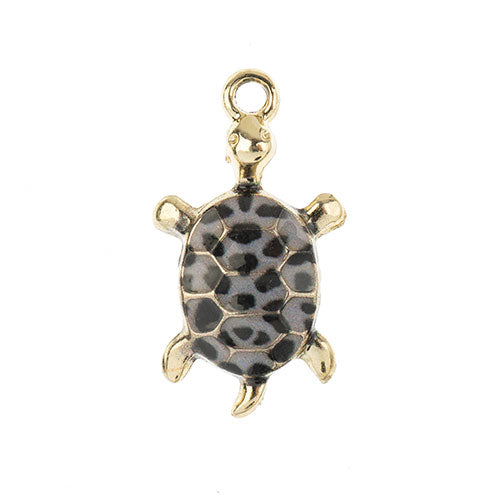 Sweet & Petite Charms 24x14mm Turtle 5pcs