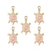 Sweet & Petite Charms 24x14mm Turtle 5pcs