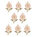 Sweet & Petite Charms 27x19.5mm Daisy 8pcs