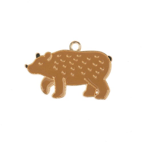 Sweet & Petite Charms 20x30mm Bear 5pcs