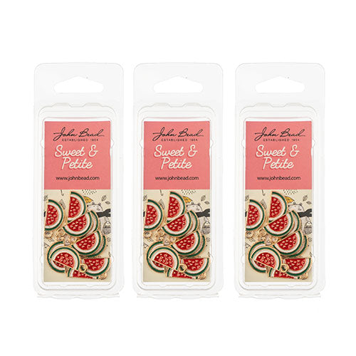 Sweet & Petite Charms 17x8mm Watermelon Slice 10pcs