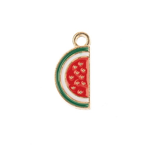 Sweet & Petite Charms 17x8mm Watermelon Slice 10pcs