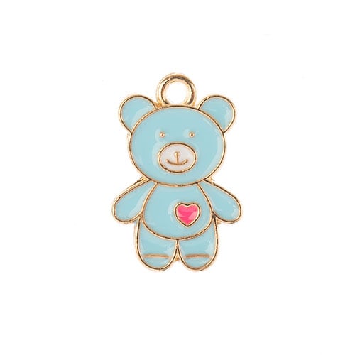 Sweet & Petite Charms 20x13mm Teddy Bear 10pcs