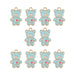 Sweet & Petite Charms 20x13mm Teddy Bear 10pcs