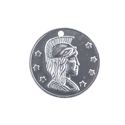 Coins 18mm Silver Lead Free / Nickel Free - Cosplay Supplies Inc