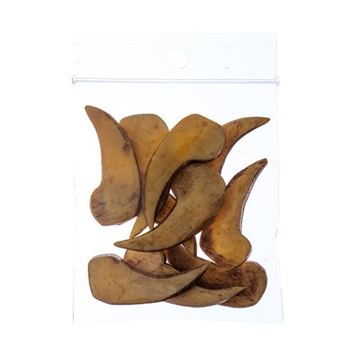 Worked On Bone Tooth/Claw No Hole 10pc 15x40mm