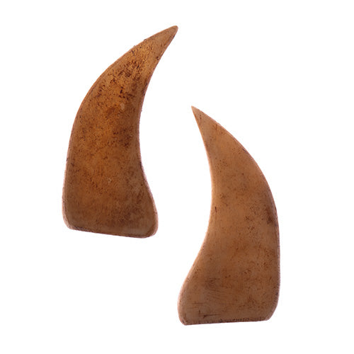 Worked On Bone Tooth/Claw No Hole 10pc 15x40mm - Cosplay Supplies Inc
