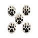 Bone Wolf Paw Pendant 5pcs 1.25in Work On Bone