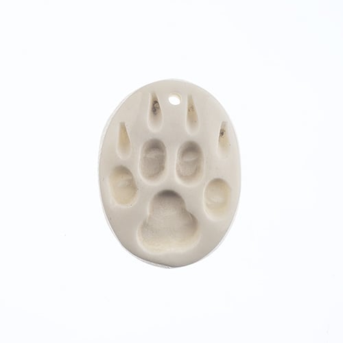 Bone Wolf Paw Pendant 5pcs 1.25in Work On Bone