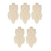 Bone Dream Catcher Pendant 5pcs 56x30mm White Work On Bone