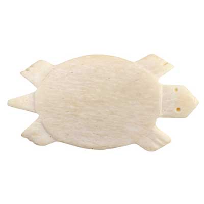 Bone Turtle 2" Worked On Bone - Cosplay Supplies Inc