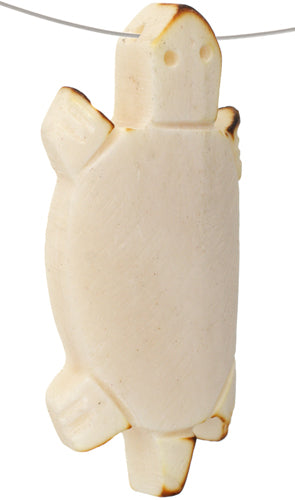 Bone Turtle 2" Worked On Bone