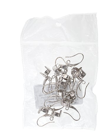 Earring Setting Round 10mm Cup (6 Pairs)