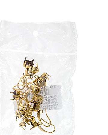 Earring Setting Round 10mm Cup (6 Pairs)