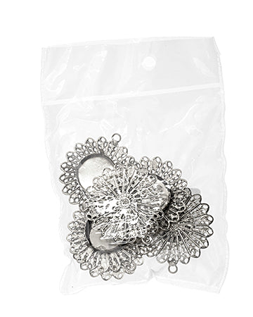 Filigree Pendant Setting 33mm 