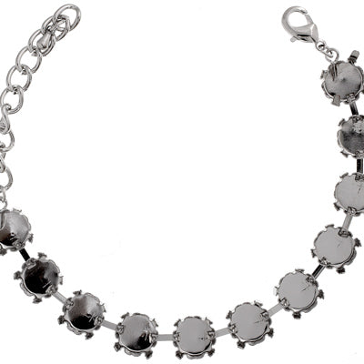 Bracelet Setting 7.5in (11 Cups) (Use SS40) 6pcs - Cosplay Supplies Inc