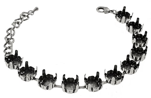 Bracelet Setting 7.5in (11 Cups) (Use SS40) 6pcs