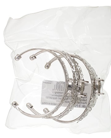 Filigree Cuff 68mm With Setting Adjustable 3pcs