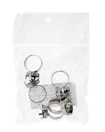 Filigree Ring Round With Setting Adjustable 6pcs