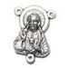 Religious Pendant 3 Hole Sacred Heart 15x22mm Nickel