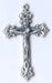 Religious Cross Nickel 30x50mm Without Ring