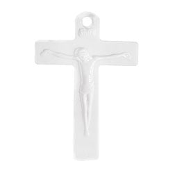 Cross Opaque White 49x34mm Acrylic