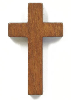 Cross Wooden Religious 15x25mm With 2mm Large Hole