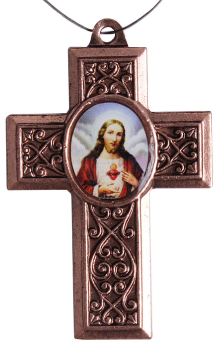 Religious Cross Sacred Heart