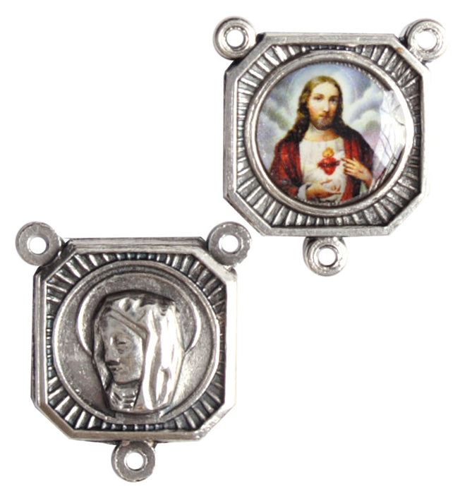 Medal With 3 Loops Sacred Heart Of Jesus