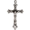 Religious Cross Antique Silver 44x24mm With Ring Lead & Nickel Free