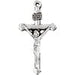 Religious Cross Antique Silver 39x20mm With Ring Lead & Nickel Free