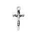 Religious Cross Antique Silver 22x12mm With Ring Lead & Nickel Free