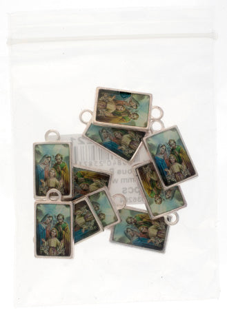 Religious Pendant Silver 24x13mm With Ring Lead & Nickel Free