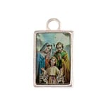 Religious Pendant Silver 24x13mm With Ring Lead & Nickel Free
