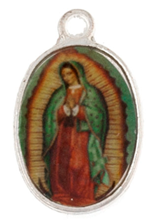 Religious Pendant Silver 25x15mm With Ring Lead & Nickel Free