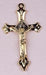 Religious Cross Gold 30x50mm Without Ring