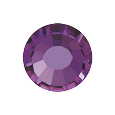 Preciosa Viva12 Flat Back Hotfix 438 11 612 Amethyst