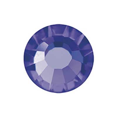 Preciosa Viva12 Flat Back Hotfix 438 11 612 Deep Tanzanite