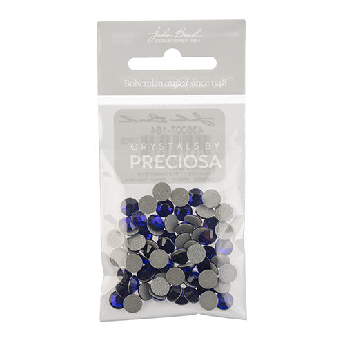 Preciosa Viva12 Flat Back Hotfix 438 11 612 Cobalt Blue