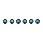 Preciosa Czech Crystal Viva12 Flat Back 438 11 626 Jet Aurora Borealis