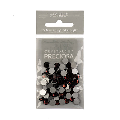 Preciosa Czech Crystal Viva12 Flat Back 438 11 612 Burgundy