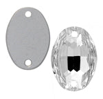 Preciosa Sew On MC Crystal 62 301 Oval 2-hole