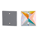 Preciosa Sew On MC Crystal 73 303 Square 2-Hole