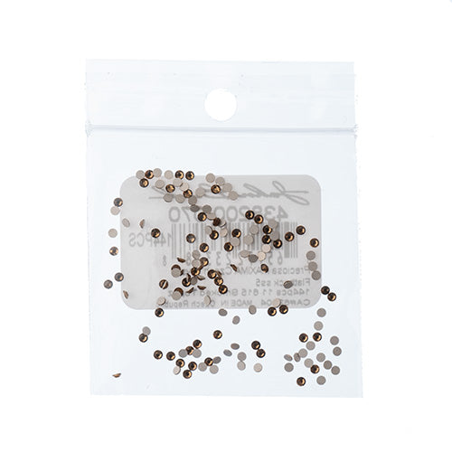 Preciosa Maxima Czech Crystal Flat Back 438 11 615 Smoked Topaz