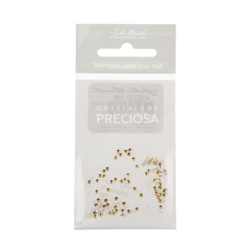 Preciosa Maxima Czech Crystal Flat Back 438 11 615 Acid Yellow