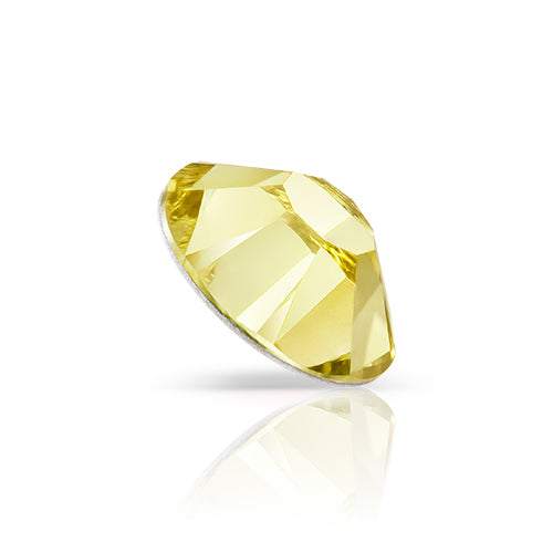 Preciosa Maxima Czech Crystal Flat Back 438 11 615 Acid Yellow