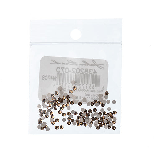 Preciosa Maxima Czech Crystal Flat Back 438 11 615 Smoked Topaz